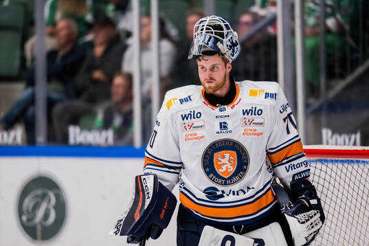 Växjös målvakt Adam Åhman