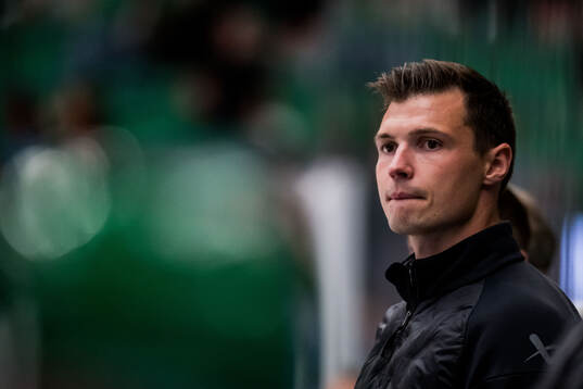 Rögles assisterande tränare Max Bohlin