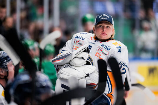 Växjös målvakt Ludvig Persson
