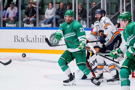 Rögles Josh Dickinson och Växjös Petter Granberg