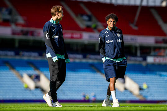 Andreas Schjelderup and Oscar Bobb of Norway