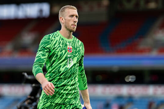 Goalkeeper Egil Selvik of Norway