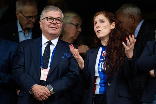 Lise Klaveness, president of the Norwegian Football