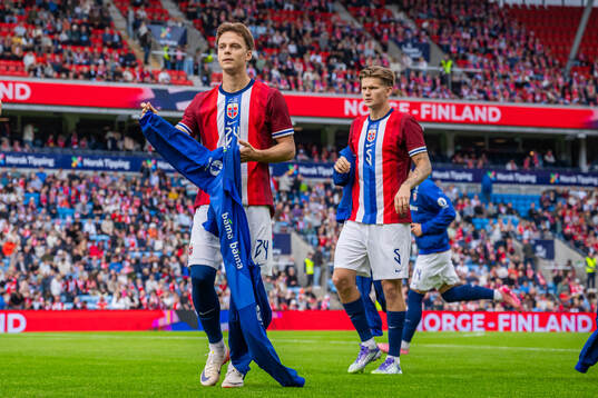 Felix Horn Myhre and David Møller Wolfe of Norway