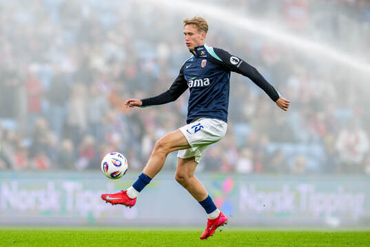 Torbjørn Lysaker Heggem of Norway at half-time