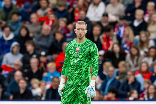 Goalkeeper Egil Selvik of Norway