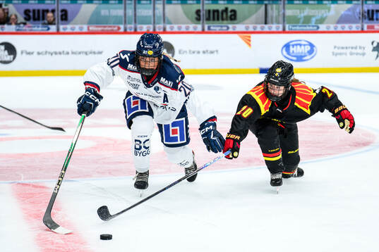 Linköpings Lova Blom och Brynäs Disa Carlsson