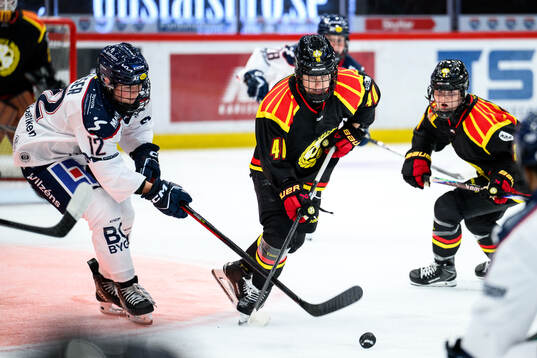 Linköpings Ellie Kaiser och Brynäs Noora Tulus