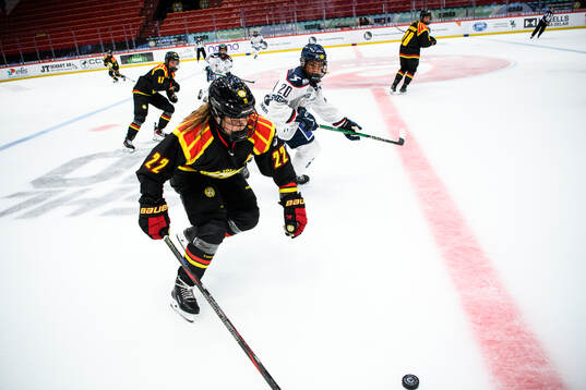 Brynäs Hanna Thuvik och Linköpings Lova Blom