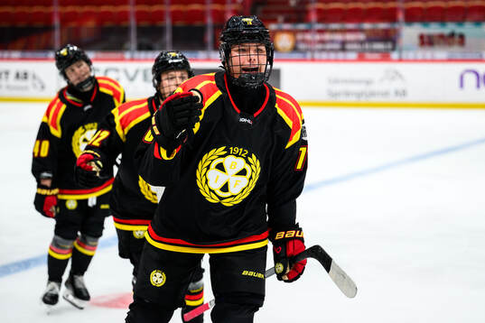 Brynäs Elin Svensson jublar