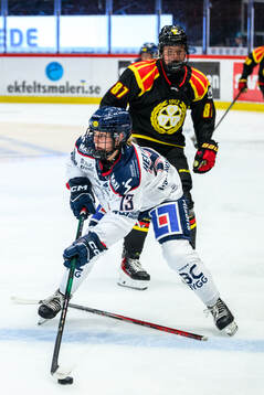 Linköpings Sophie Helgeson och Brynäs Anna Brenkle