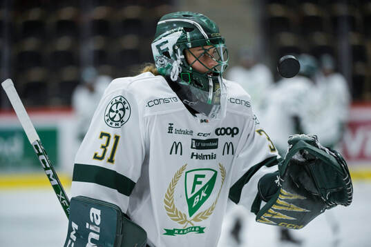 Färjestad BKs målvakt Ida Boman