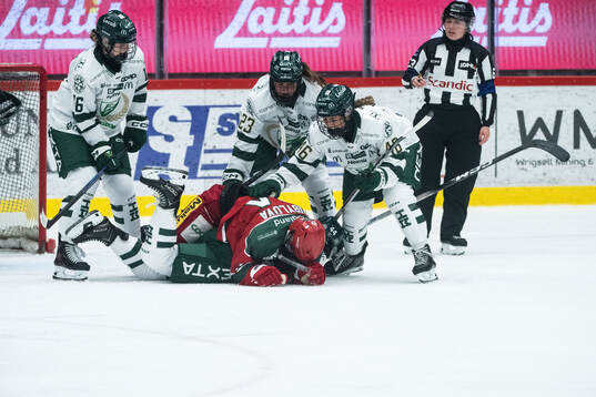 Modos Vendula Pribylova mot Färjestads Kaitlin Chan,