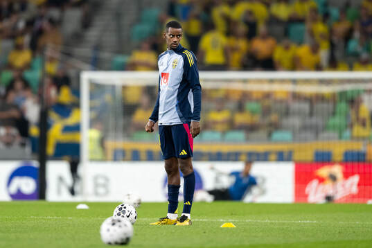 Alexander Isak of Sweden