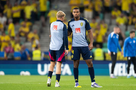 Daniel Svensson and Isak Hien of Sweden