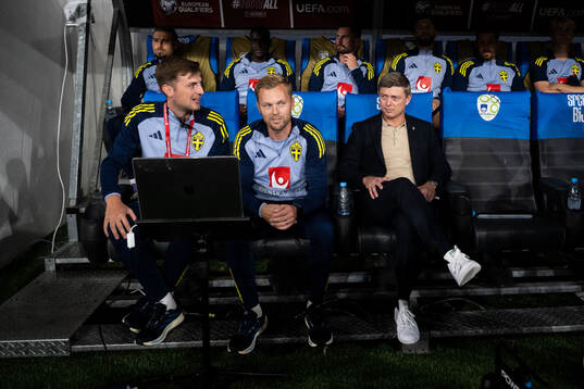 Head coach Jon Dahl Tomasson of Sweden