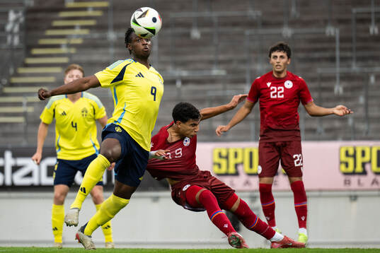 Richie Omorowa of Sweden and Suren Tsarukyan of Armenia