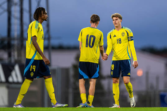 Jonah Kusi-Asare, Williot Swedberg and Lukas Björklund of