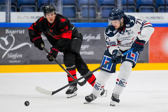 Malmö Redhawks Filip Björkman och Linköpings Eskild