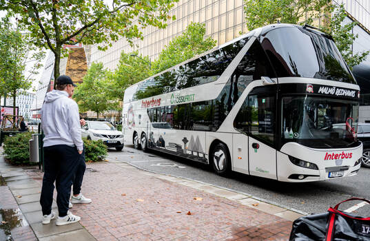 Malmö Redhawks spelarbuss