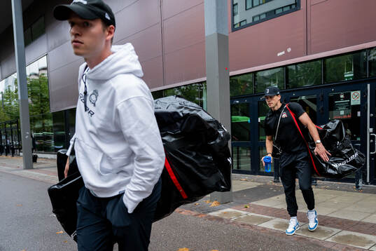 Malmö Redhawks Maximilian Eisenmenger och Joseph Berger