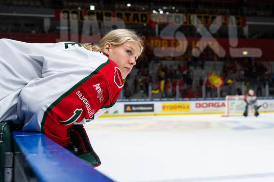 Frölundas målvakt Maja Helge
