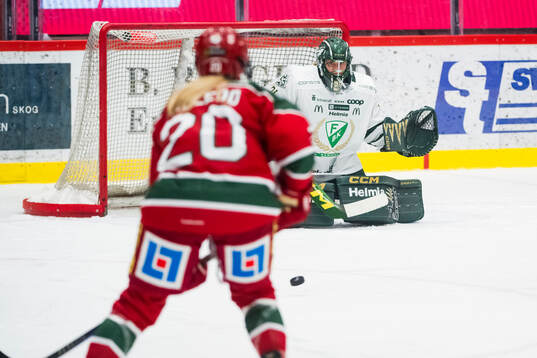 Färjestads målvakt Ida Boman