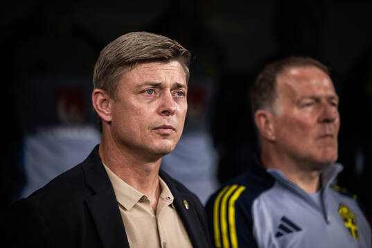 head coach Jon Dahl Tomasson of Sweden