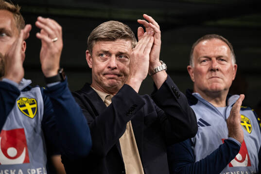 head coach Jon Dahl Tomasson of Sweden