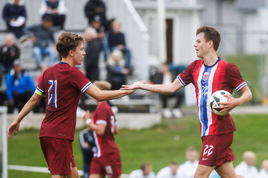 Igor Gosik of Norway celebrates