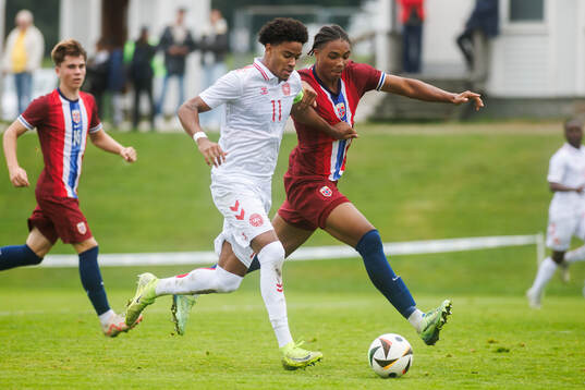 Malik Pimpong of Denmark and Sebastian Ademola of Norway