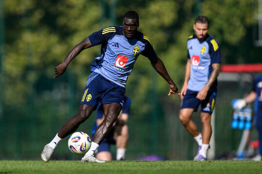 Ken Sema of the Swedish men's football national team at a