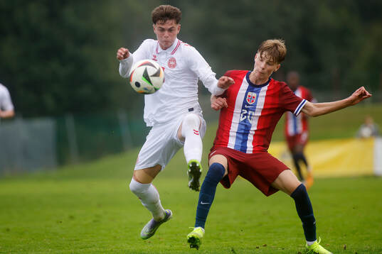 Adam Fuglsang of Denmark and Mads Mikkelsen of Norwayduring