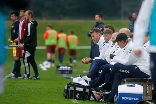 Headcoach Morten Mölkjaer of Denmark