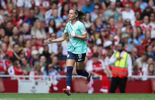 Kosovare Asllani of London City Lionesses celebrates