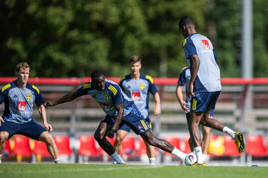 Ken Sema of the Swedish men's football national team at a