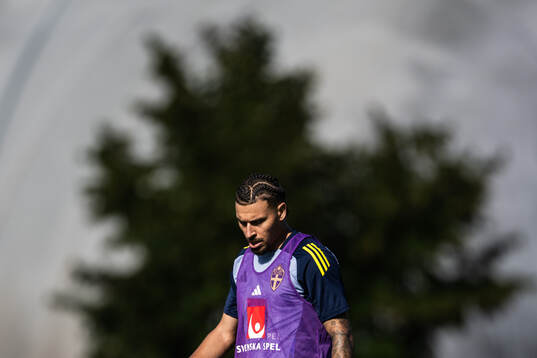 Jordan Larsson of the Swedish men's football national team