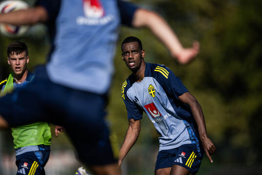 Alexander Isak of the Swedish men's football national team