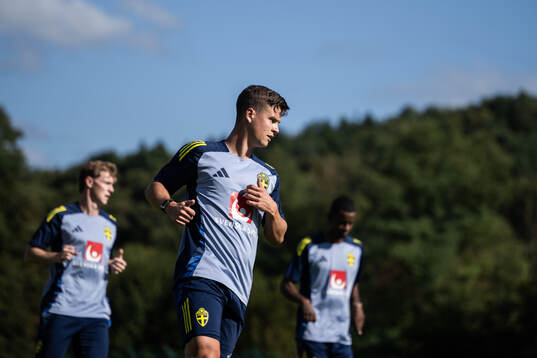 Samuel Dahl of the Swedish men's football national team at