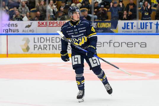 HV71s Hugo Fransson jublar