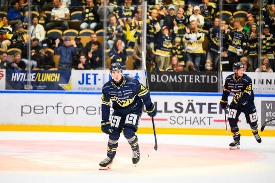 HV71s Hugo Fransson jublar