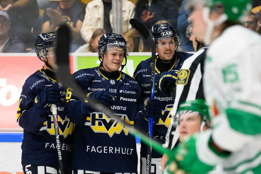 HV71s Martin Johnsen jublar