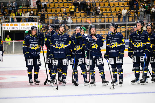 HV71s spelare jublar
