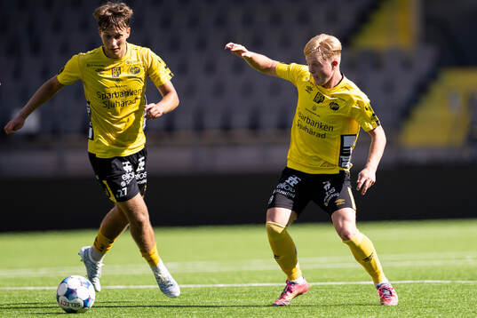 Elfsborgs Adam Vetterlöv och Jonathan Edenvik