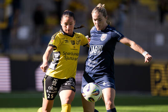 Elfsborgs Izabella Bergström och Eskilstuna Uniteds