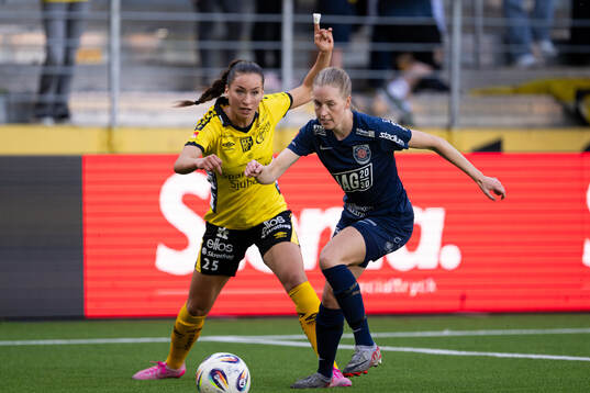 Elfsborgs Izabella Bergström och Eskilstuna Uniteds