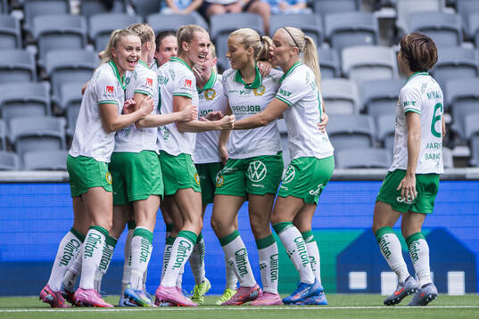 Hammarbys Ellen Wangerheim, Anna Jøsendal, Simone Boye