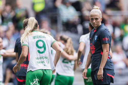 Malmö FFs Tuva Skoog deppar