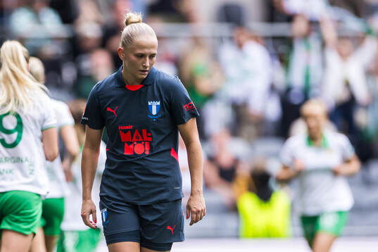 Malmö FFs Tuva Skoog deppar