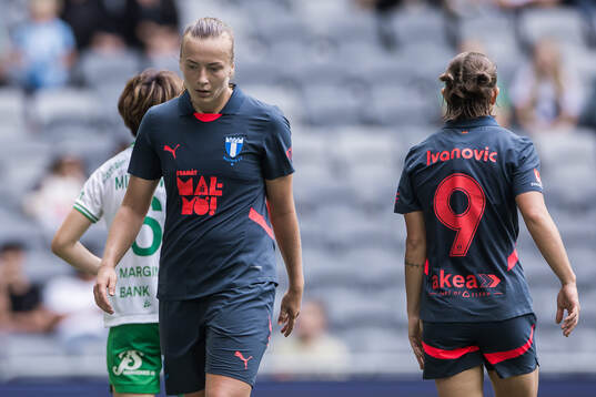 Malmö FFs Sara Kanutte Sørensen Fornes deppar